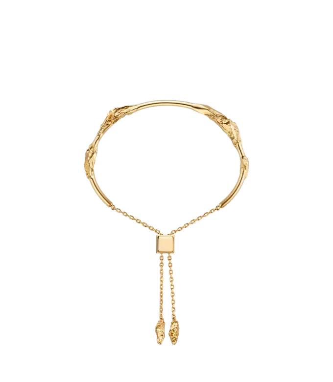Edición brazalete Eroz bañado en oro de 24 quilates