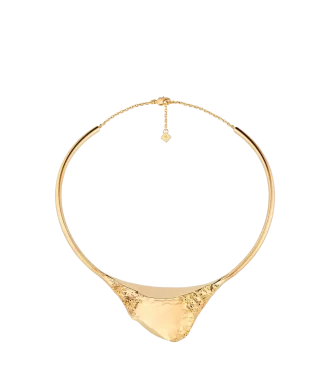 Edición de collar Eroz bañado en oro de 24 quilates