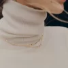 Eroz Double Chain Edition bañado en oro de 24 quilates