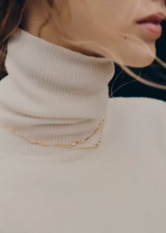 Eroz Double Chain Edition bañado en oro de 24 quilates