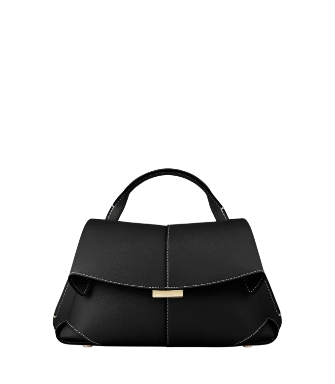 Mokki Mini Edition Texturizado Negro con Costuras Crudas