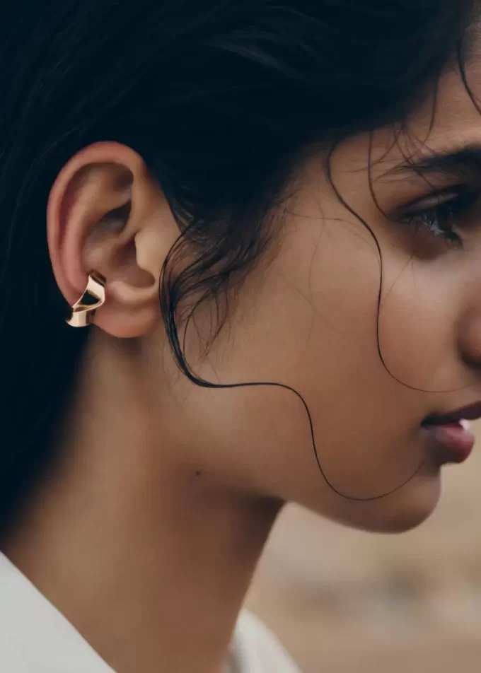 Éole Earcuff Edition Oro de 24 quilates dorado Éole Earcuff Edition Oro de 24 quilates dorado