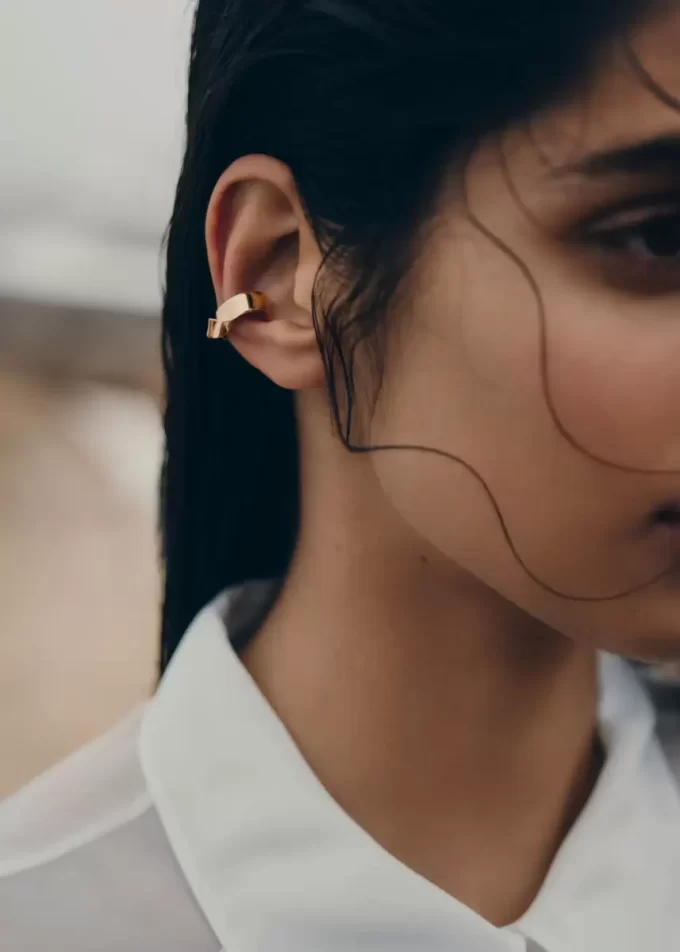Éole Earcuff Edition Oro de 24 quilates dorado Éole Earcuff Edition Oro de 24 quilates dorado