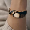Éole Edición Cuff Cuero Negro