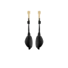 Pendientes colgantes Téré Edición Mármol Negro Pendientes colgantes Téré Edición Mármol Negro