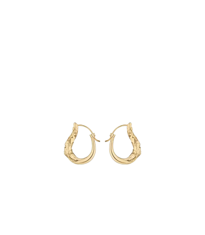 Pendientes de aro Eroz Slim Edición dorada