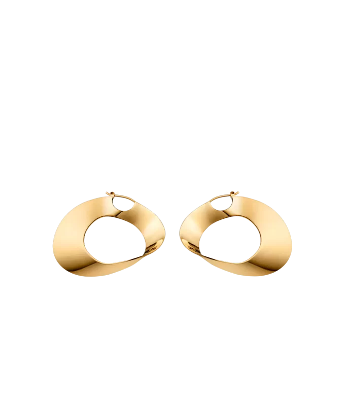 Pendientes de aro Éole Edición bañados en oro de 24 quilates Pendientes de aro Éole Edición bañados en oro de 24 quilates