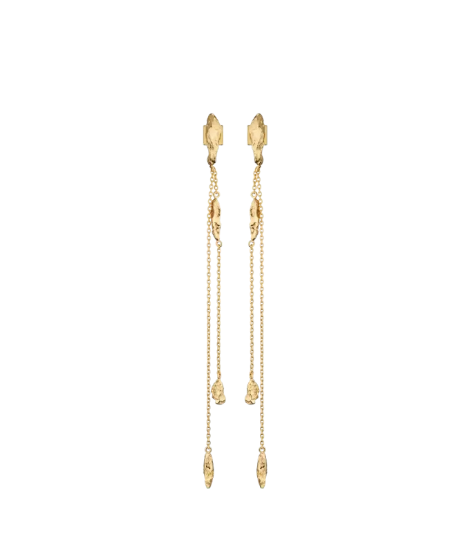Pendientes de cadena Eroz Edición dorada