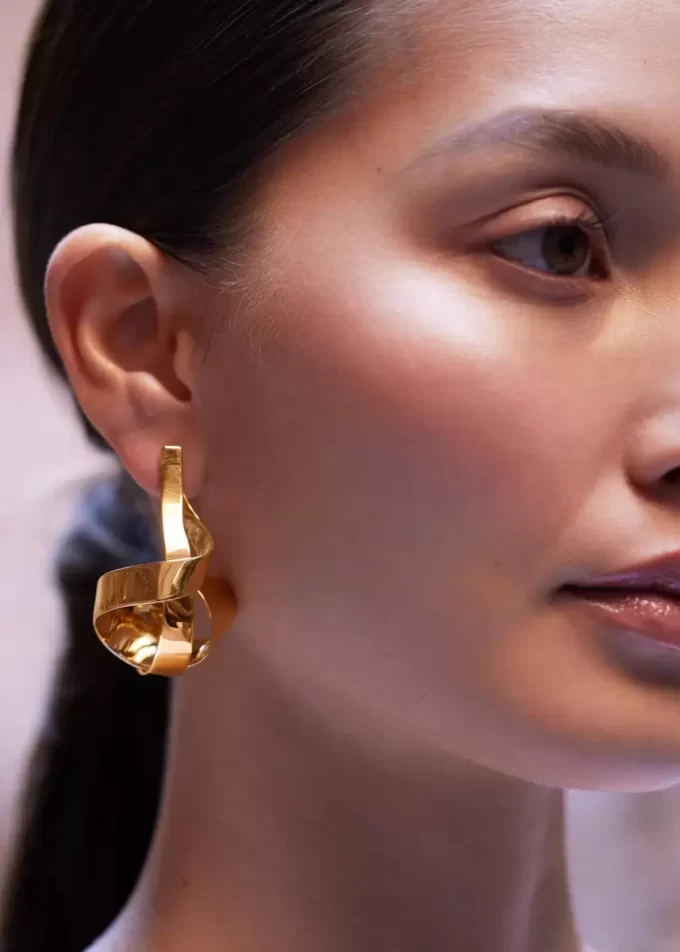Pendientes Espiral Éole Edición dorada