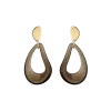 Pendientes Naé Drop Edition Cristal ahumado