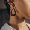 Pendientes Naé Drop Edition Cristal ahumado