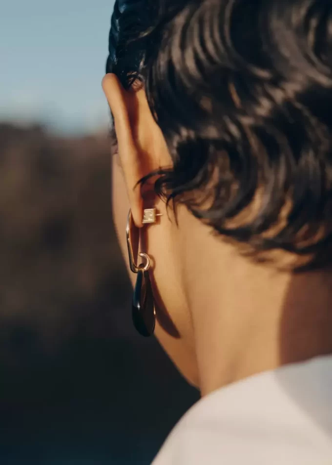 Pendientes Naé Edición Cristal ahumado