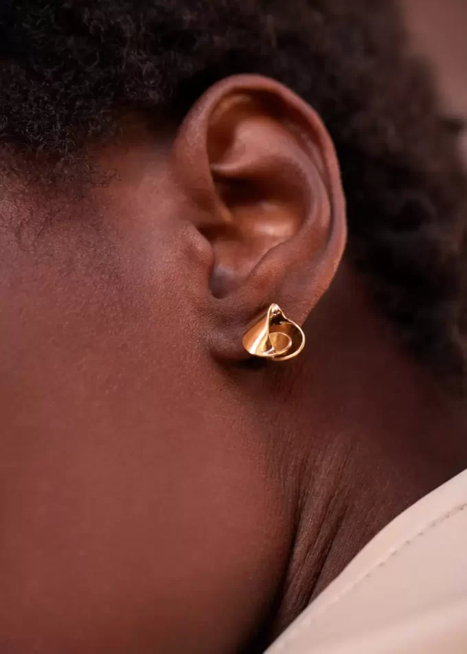 Pendientes Éole Edición Oro de 24 quilates dorados