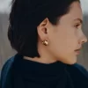 Pendientes rizados Éole Edición dorada