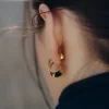 Pendientes rizados Éole Edición dorada