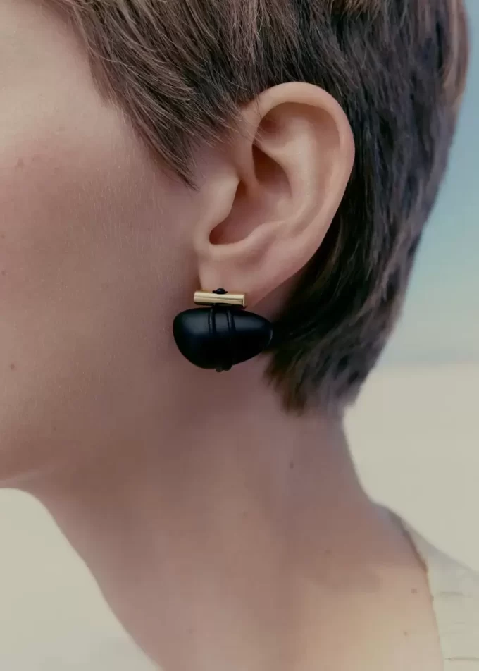 Pendientes Téré Edición Mármol Negro